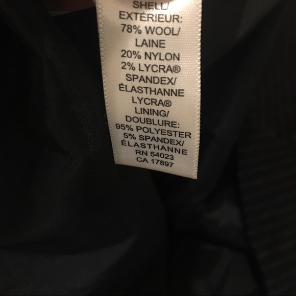 Banana Republic Pinstripe Wool Blend Skirt - Picture 6 of 6